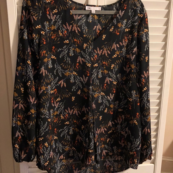 DR2 Tops - Small Dr2 Floral Blouse